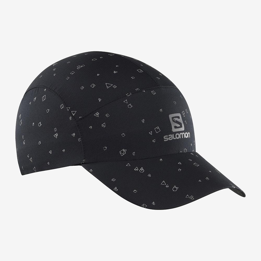 SALOMON REFLECTIVE Philippines - Men's Caps - Black | 958263-RYZ